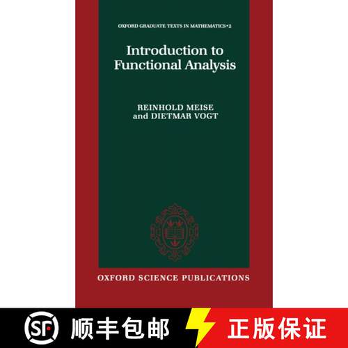【3-4周达】精装 Introduction to Functional Analysis [9780198514855]
