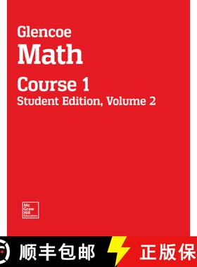 【3-4周达】Glencoe Math, Course 1, Student Edition, Volume 2 [9780076709304]