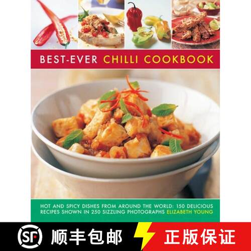 【3-4周达】Best-Ever Chilli Cookbook: Hot and Spicy Dishes from Around the World: 150 Delicious Recip... [9780857232267]