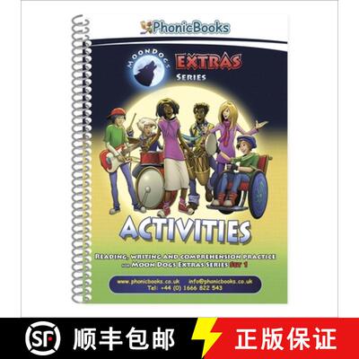 【3-4周达】精装 Phonic Books Moon Dogs Extras Activities : Photocopiable Activities Accompanying Moon... [9781783693399]