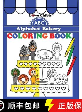 【3-4周达】ABC Alphabet Bakery Coloring Book [9781957875101]
