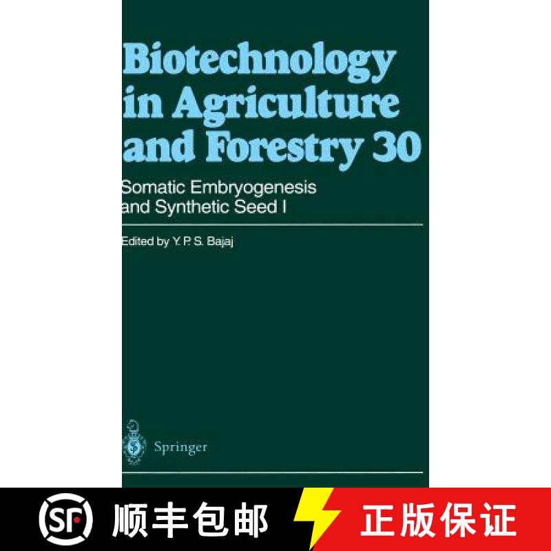 【3-4周达】Somatic Embryogenesis and Synthetic Seed I [9783540574484]