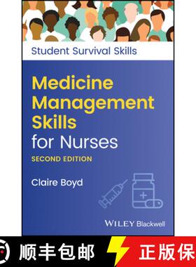 【3-4周达】Medicine Management Skills for Nurses 2e (2nd Edition) [9781119807926]