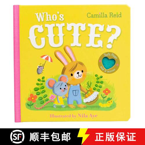 【3-4周达】Who's Cute? (Interactive Board Book for Babies and Toddlers 0-3) [9781667209340]