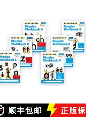 【3-4周达】Phonics Workbooks (1-6) [2nd Edition] [9781782485803]