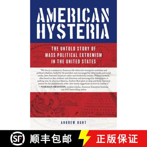 【3-4周达】American Hysteria : The Untold Story of Mass Political Extremism in the United States [9781493050024]