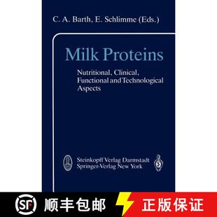 Technological 9783642853753 Milk Clinical Functional Nutritional 4周达 Proteins Aspects and