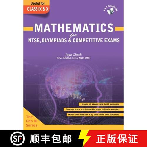 【3-4周达】Mathematics: For Ntse,Olympiads & Competitive Exams [9789350578797]