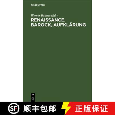 【3-4周达】Renaissance, Barock, Aufklärung: Epochen- Und Periodisierungsfragen [9783112532096]