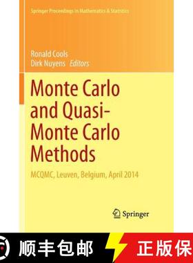 【3-4周达】Monte Carlo and Quasi-Monte Carlo Methods : MCQMC, Leuven, Belgium, April 2014 [9783319815312]