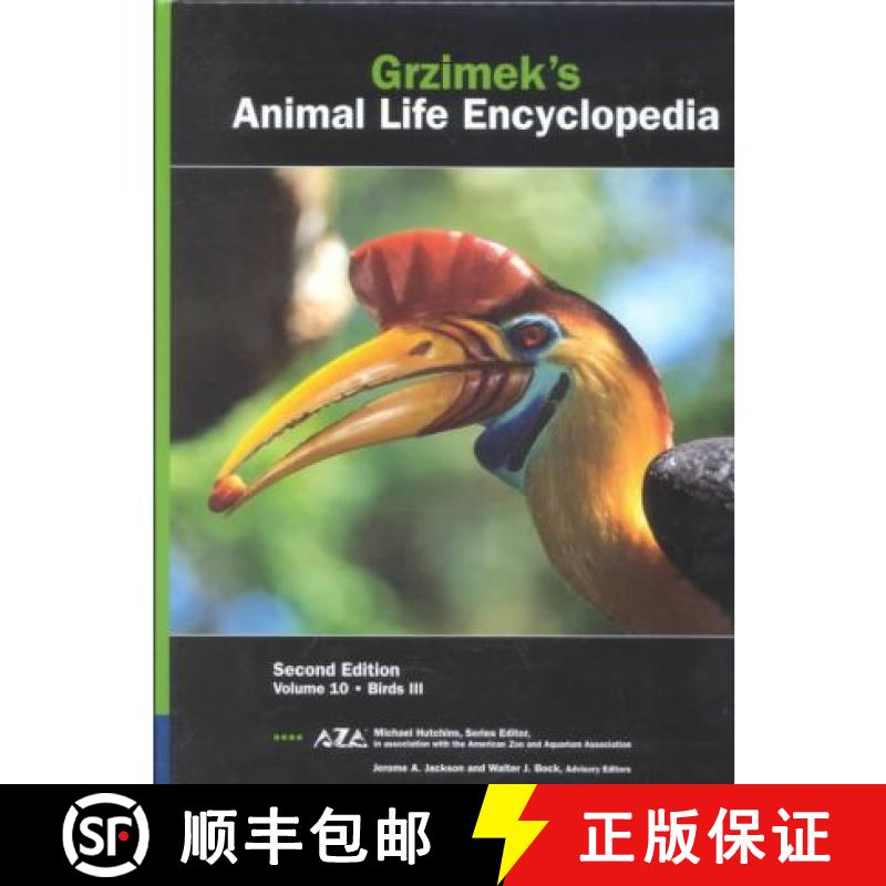 预订 Grzimek's Animal Life Encyclopedia, Volume 10: Birds III (Edition: 2) (Edition: 2) (Edition: 2) [9780787657864]