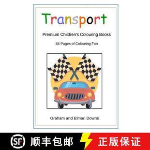 【3-4周达】Transport: Premium Children's Colouring Books [9781365420351]