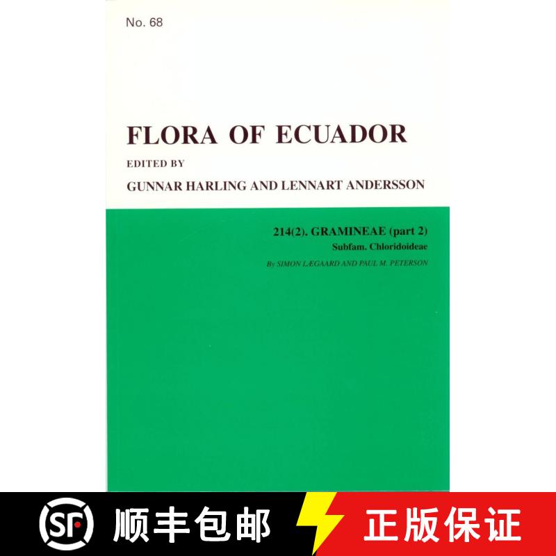 预订 Flora of Ecuador, Volume 68, Part 214 (2): Gramineae, Part 2 [9789188896315]