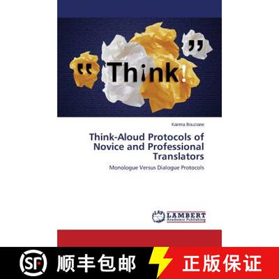 预订 Think-Aloud Protocols of Novice and Professional Translators [9783659521386]