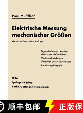 【3-4周达】Elektrische Messung Mechanischer Grossen [9783642531309]
