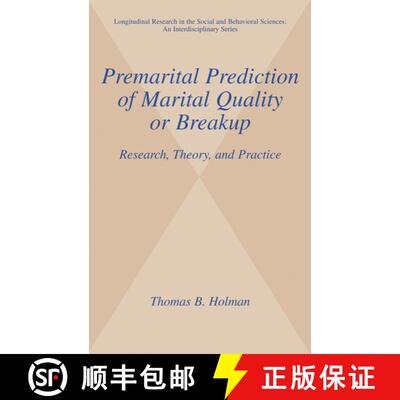 【3-4周达】Premarital Prediction of Marital Quality or Breakup : Research, Theory, and Practice [9780306463266]