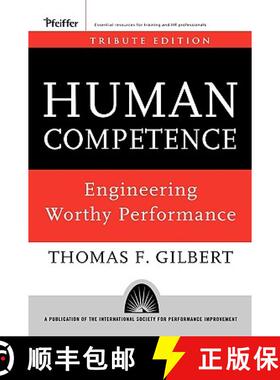 现货 人类潜力：业绩工程学 Human Competence: Engineering Worthy Performance [Wiley经管] [9780787996154]