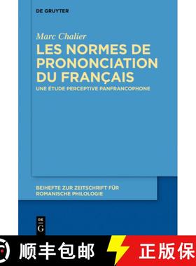 预订 Les Normes de Prononciation Du Francais: Une Etude Perceptive Panfrancophone [9783110707434]