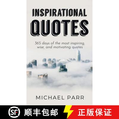 【3-4周达】精装 Inspirational Quotes: 365 days of the most inspiring, wise, and motivating quotes [9781761032370]