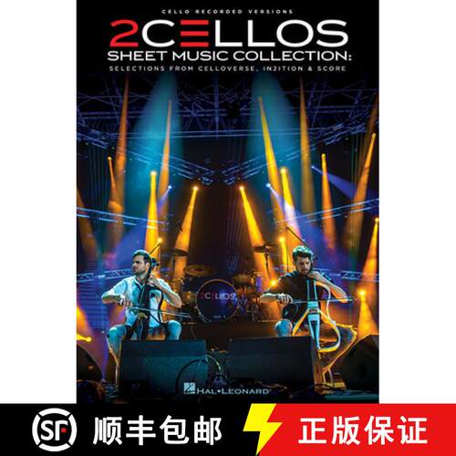 【3-4周达】2 Cellos - Sheet Music Collection: Selections from Celloverse, In2ition and Score for Two ... [9781495092855]