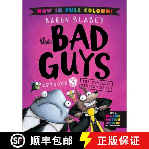 【3-4周达】The Bad Guys 3 Colour Edition: The Furball Strikes Back [9780702325984]