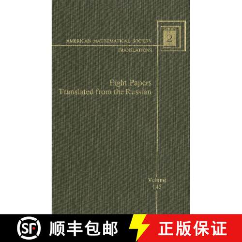 【3-4周达】精装 Eight Papers Translated from the Russian [9780821831298]