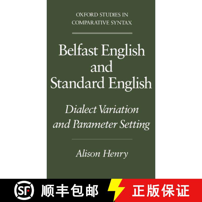 【3-4周达】Belfast English and Standard English: Dialect Variation and Parameter Setting [9780195082913]