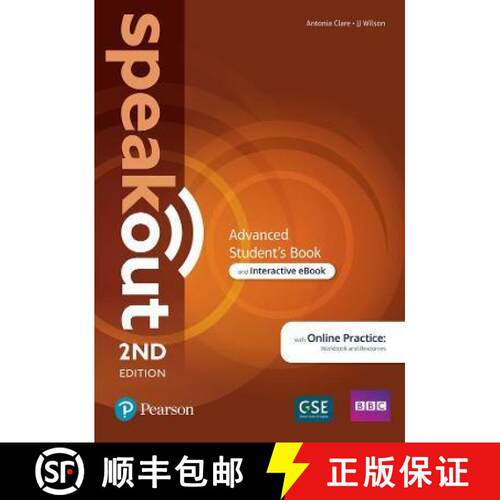 【3-4周达】Speakout 2ed Advanced Student’s Book & Interactive eBook with MyEnglishLab & Digital Reso... [9781292394718]