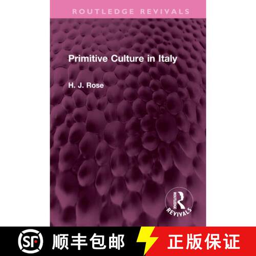 【3-4周达】精装 Primitive Culture in Italy [9781032497341]