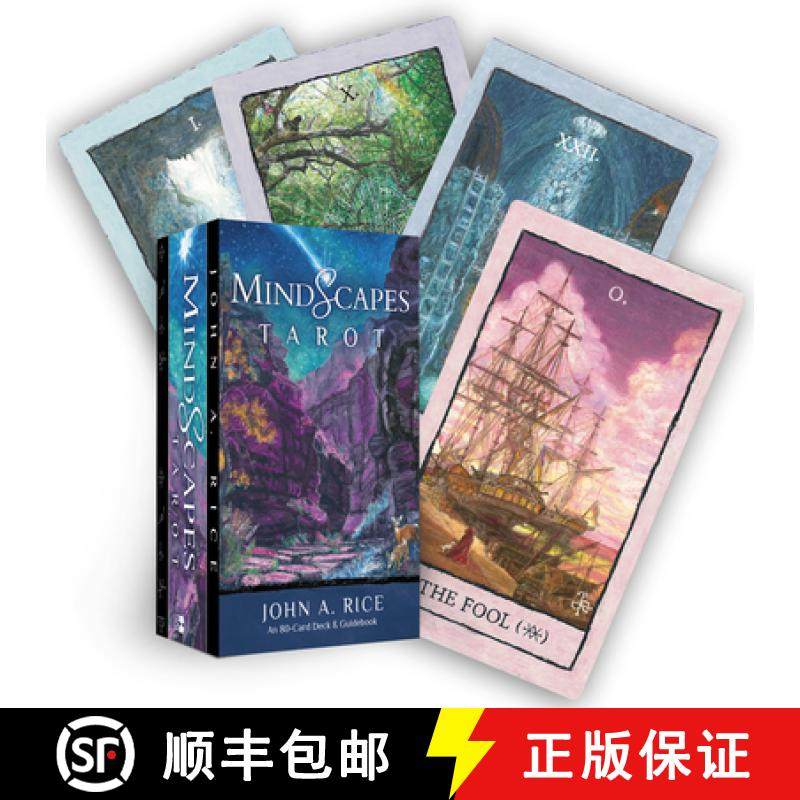 【3-4周达】Mindscapes Tarot: An 80-Card Deck & Guidebook [9781401976989]