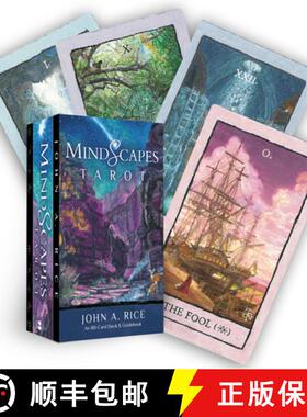 【3-4周达】Mindscapes Tarot: An 80-Card Deck & Guidebook [9781401976989]