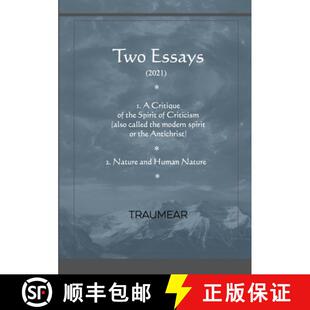 The Criticism Human Two and 3周达 9781794894952 Essays Nature Spirit