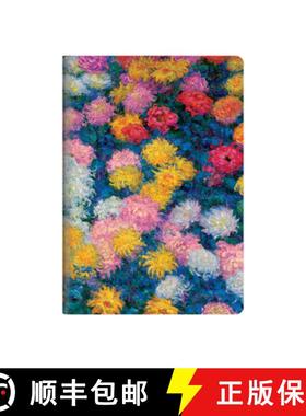 【3-4周达】Monet’s Chrysanthemums A5 Unlined Cahier [9781408762721]