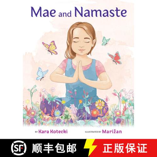 【3-4周达】精装 Mae and Namaste: An Interactive Yoga Book for Kids [9781955767033]