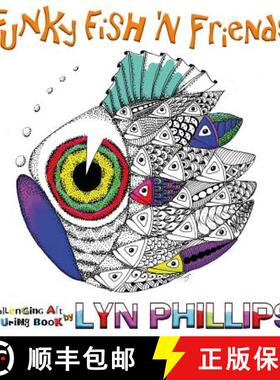 【3-4周达】Funky Fish 'N Friends: Dream Doodles [9781908135797]