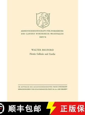 【3-4周达】Fürstin Gallitzin und Goethe [9783663030294]