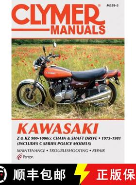 【3-4周达】Kawasaki Z & Kz 900-1000 CC Chain & Shaft Drive 1973-1981 [9780892878376]