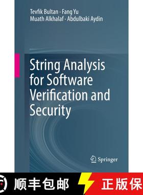 【3-4周达】String Analysis for Software Verification and Security [9783319686684]