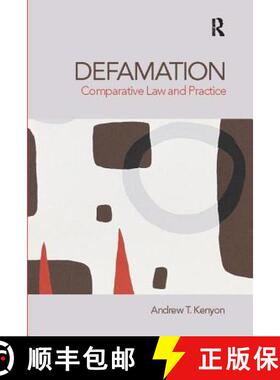 【3-4周达】Defamation: Comparative Law and Practice [9781138423664]