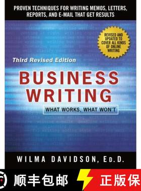 【3-4周达】Business Writing: Proven Techniques for Writing Memos, Letters, Reports, and Emails That G... [9781250075499]