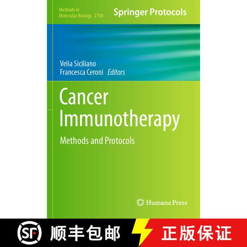 【3-4周达】Cancer Immunotherapy: Methods and Protocols [9781071635957]