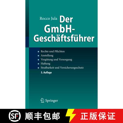 【3-4周达】精装 Der GmbH-Geschäftsführer : Rechte und Pflichten, Anstellung, Vergütung und Versorg... [9783662597231]