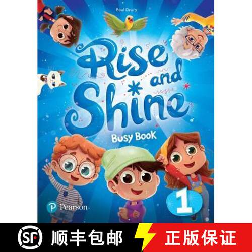 【3-4周达】Rise and Shine Level 1 Learn To Read Busy Book [9781292315850]