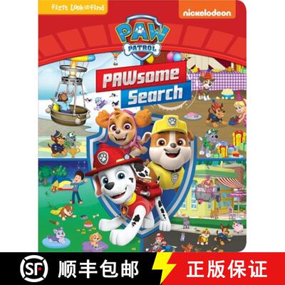 【3-4周达】Nickelodeon Paw Patrol: Pawsome Search First Look and Find: First Look and Find [9781503760240]