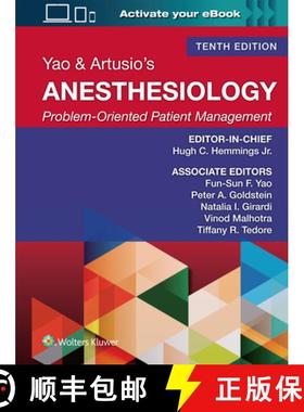 【3-4周达】Yao & Artusio's Anesthesiology : Problem-Oriented Patient Management Print + ebook with Mu... [9781975214234]