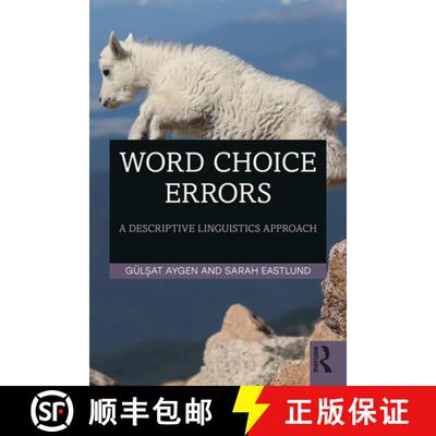 【3-4周达】精装 Word Choice Errors: A Descriptive Linguistics Approach [9780367203832]