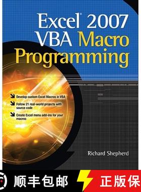 【3-4周达】Excel 2007 VBA Macro Programming [9780071627009]