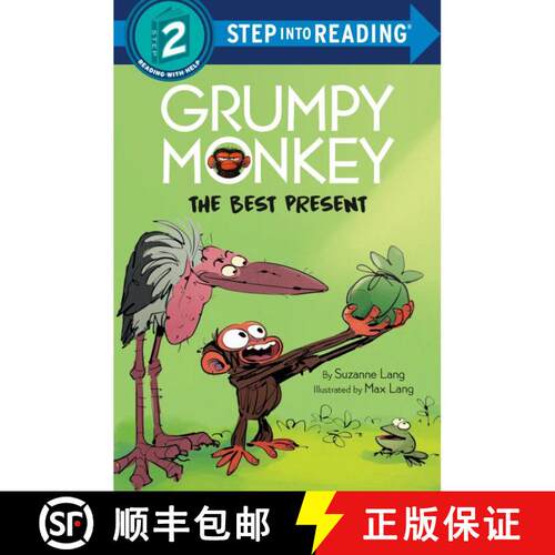 【3-4周达】精装 Grumpy Monkey The Best Present [9780593709382]