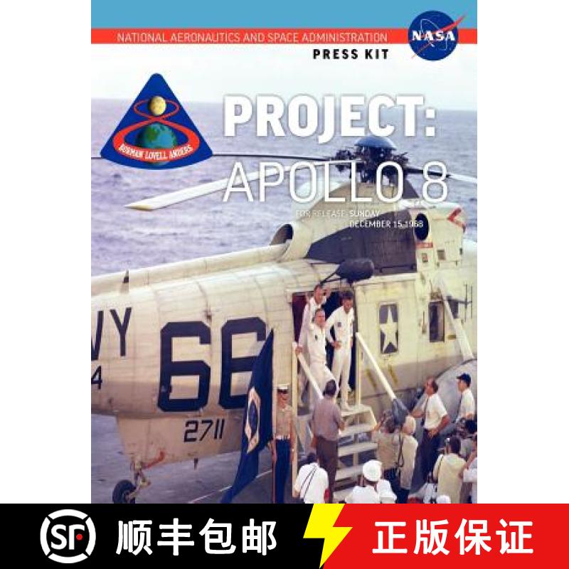 【2-3周达】Apollo 8: The Official NASA Press Kit [9781780398570]