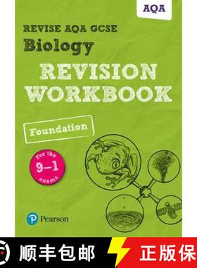 【3-4周达】Pearson REVISE AQA GCSE (9-1) Biology Foundation Revision Workbook: For 2024 and 2025 asse... [9781292134987]